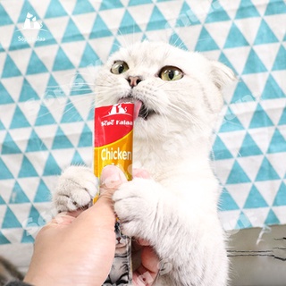 ร้านแนะนำSöpö Kalaa ขนมเเมวเลีย 15g  มีให้เลือก5รส cat snack stick 15g อาหารแมว cat ขนมแมวเลีย แมวเลีย อาหารแมวเลีย ขนมแมวเลีย img 0