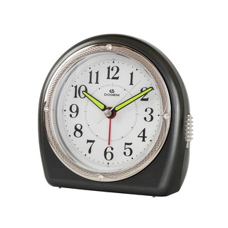 clock ALARM CLOCK 5x4.5 Inches GRAY DODENI Home decoration Home &amp; Furniture นาฬิกา นาฬิกาปลุกพลาสติก DOGENI TEP004GY 5x4