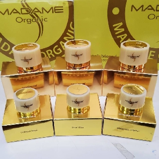 Madame Organic ครีมมาดามออแกนิค ขนาด 5-20 กรัม (ได้ 3ชิ้น)