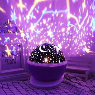 Starry Sky Night Light Projector โปรเจคเตอร์โคมไฟกลางคืน LED พร้อมแบตเตอรี่ ขับเคลื่อน USB ที่ชาร์จไฟ