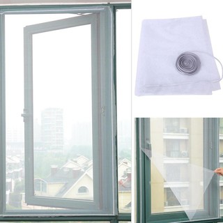 ตาข่ายกันแมลง Screen Window Self-Adhesive ขนาด 130x150cm ตาข่ายกันยุง มุ้งลวดหน้าต่าง มุ้งลวดกันยุง มุ้งลวดติดเอง  T0566