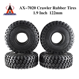 Austar ล้อยาง 1.9 นิ้ว อุปกรณ์เสริม สําหรับรถไต่หินบังคับ 1/10 D90 TRX4 SCX10 AXIAL TF2