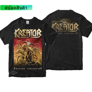 เสื้อยืด พิมพ์ลาย kreator 2 PHANTOM OF ANTICHRIST พรีเมี่ยม สําหรับผู้หญิง