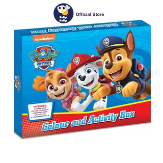 Paw Patrol ชุดหนังสือสี และสีกิจกรรม สําหรับเด็ก พร้อมหนังสือ 3 เล่ม และดินสอสี