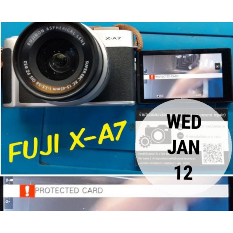 รับซ่อมกล้อง Fuji XA7 ช่องการ์ดเสีย