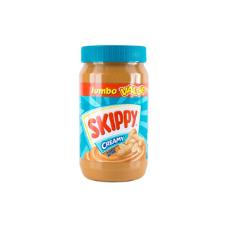 🔥 สุดฮอต🔥 สกิปปี้ เนยถั่วทาขนมปัง ชนิดบดละเอียด 1 กิโลกรัม Skippy Creamy Peanut Butter 1 kg