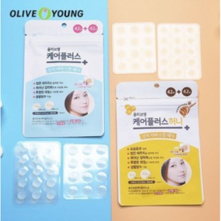 Olive Young (แผ่นแปะสิว 84 ชิ้น) (สูตรสีเหลือง)