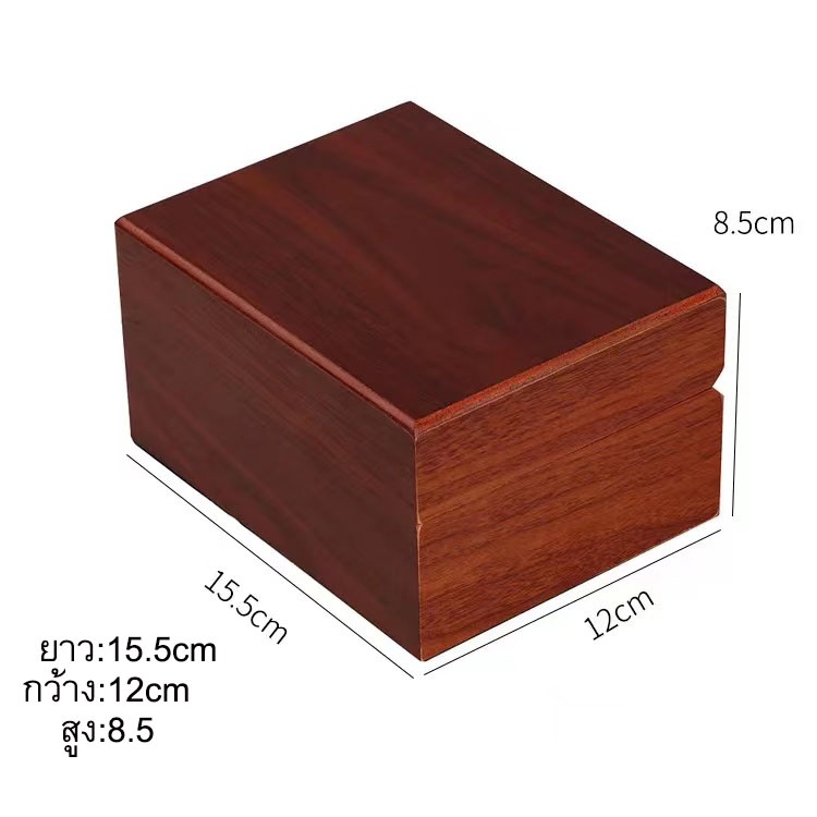 *พร้อมส่ง*กล่องนาฬิกา(ลายวอลนัท) กล่องใส่นาฬิกา Watch Box กล่องของขวัญ
