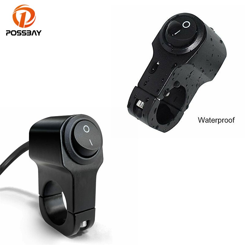 Dc12v/10a Universal รถจักรยานยนต์สวิทช์ Handlebar LED Spotlight Burst Light สวิทช์ปุ่มสวิทช์สําหรับรถจักรยานยนต์ Dirt Bike