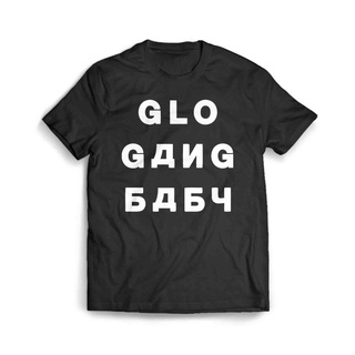 เสื้อผ้าผชเสื้อยืด ลาย Glo Gang สไตล์รัสเซีย สําหรับเด็กS-5XL