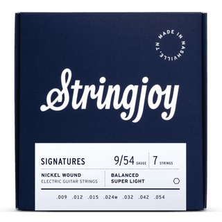 Stringjoy Signatures สายกีตาร์ไฟฟ้า 7 สาย เบอร์ 9 - 54 (7 string set) **US Made**