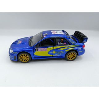 โมเดลรถยนต์ Subaru Impreza WRC 2007 ทำจากเหล็ก KT5328