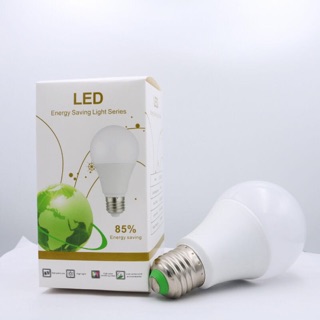 BD-003 (ส่งด่วน) หลอดไฟ LED Bulb ขนาด 3W 5W 7W 9W 12W 15W 18W ขั้วเกลียว E27 แสงขาว 6500K /แสงวอร์ม 3000K ใช้งานไฟบ้าน