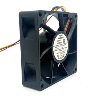 12V fan for NMB 8025 Case Fan 12V 3110FB-04W-B76 dual ball bearing large air volume 4-pin fan 8cm server cooling fan