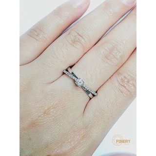 แหวน 18k. white gold 3.30กรัม