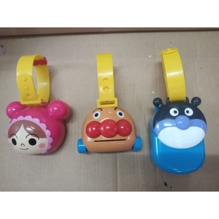 (set3ชิ้น) anpanman อังปังแมน กำไลข้อมือ ติดกระเป๋า bandai 2009 ของแท้ ลดราคาพิเศษ