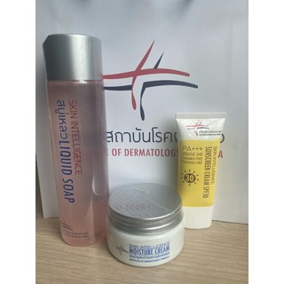 💢เซต 3 ชิ้น💞ได้ครบทุกสิ่ง❣แท้ 100% 1.สบู่เหลว2.ครีมกันแดด spf30 3.ครีมต้นตำรับ