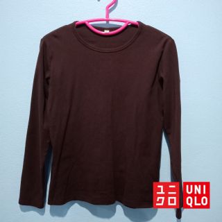 เสื้อยืด UNIQLO 💯% มือสอง
ไซส์ L สีน้ำตาล