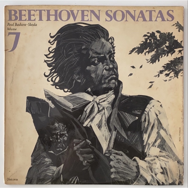 Ludwig van Beethoven, Paul Badura-Skoda ‎– Beethoven Sonatas เล่ม 7 LP, Vinyl (1969, UK Pressing)