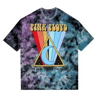 เสื้อยืดวินเทจTxc BAND TEE // PINK FLOYD // THE DARK SIDE OF THE MOON // ขนาดโอเวอร์ไซซ์ // TIE DYES-5XL