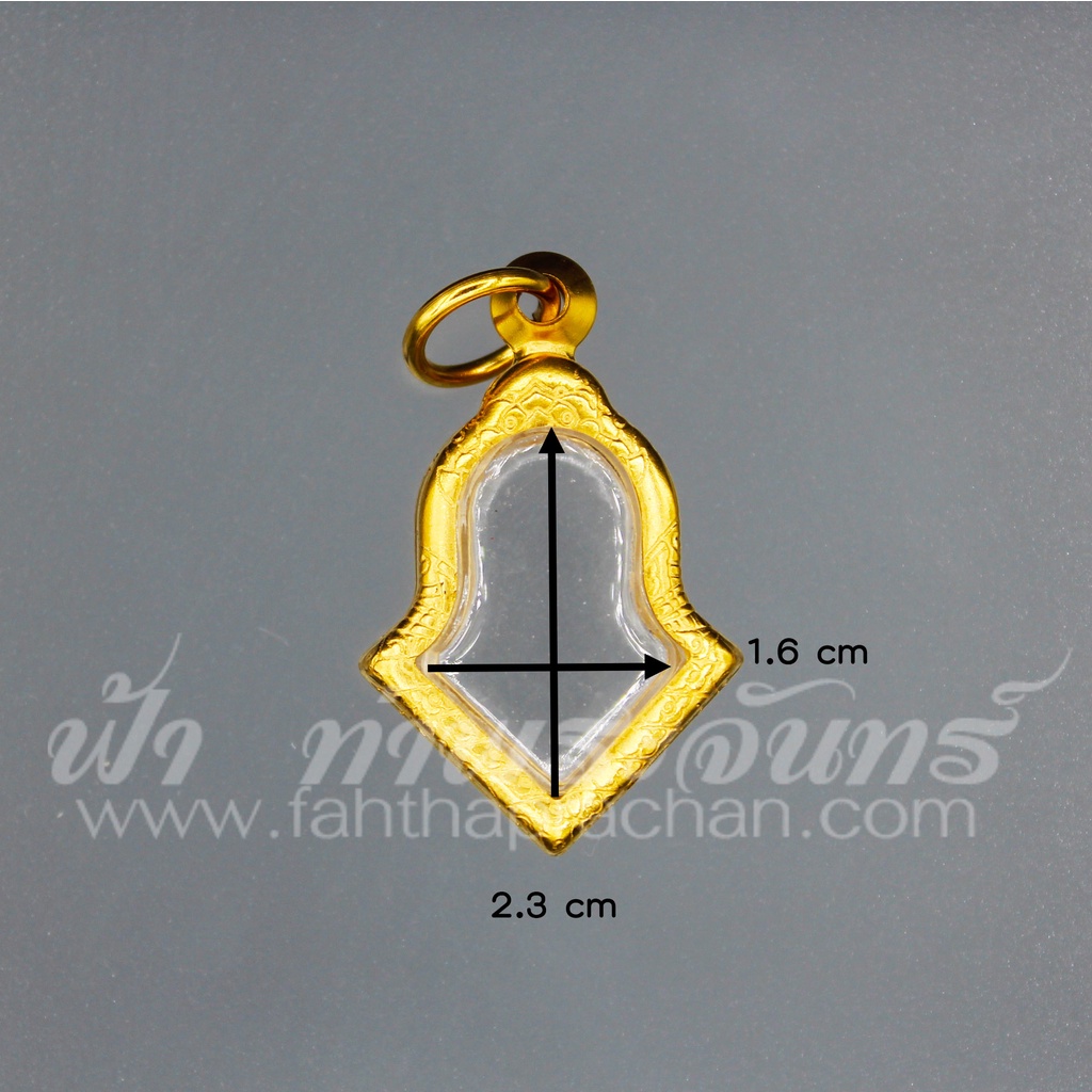 ตลับจำปีจิ๋ว กรอบพระ เลเซอร์ สแตนเลสยิงเลเซอร์
