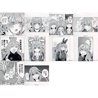 🌟Nakano Miku Sticker Set Go toubun no Hanayome เจ้าสาวผมเป็นแฝดห้า