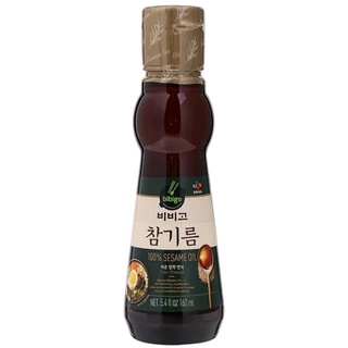 น้ำมันงาเกาหลี 100% CJ Bibigo 100% Sesame Oil 160ml