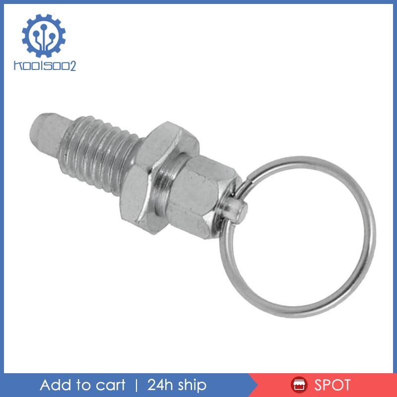 Index Indexing Plunger Pull Ring Lock Nut Spring Loaded Retractable