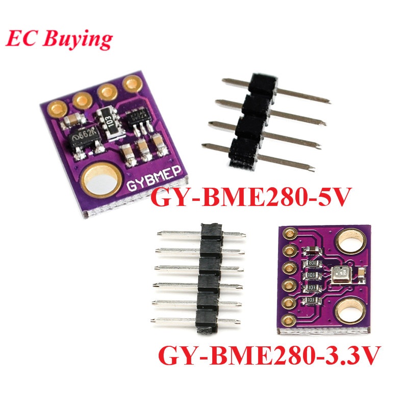 Gy-bme280-3.3v GY-BME280-5V 5V 3.3V BME280 BMP280 โมดูลเซนเซอร์วัดอุณหภูมิความชื้น ดิจิทัล IIC I2C S