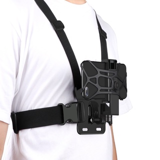 Universal Cell Phone Chest Mount Harness Strap Holder Mobile Phone Clip for Smartphone POV Video Outdoor GoPro SJCAM YI shooting