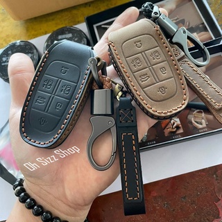 เคสรีโมทรถฮุนได Hyundai STARIA 2022 งานหนังม้า พรีเมียมเกรด Premium Grade Hallmo HANDMADE ทรงคลาสสิค (Horse Leather Key