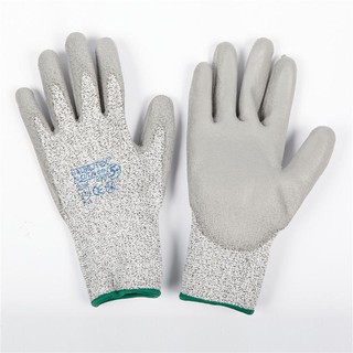 ถุงมือ Hi-Cut PU M สีเขียว ไมโครเท็กซ์ Hi-Cut PU M Gloves, Green Microtex