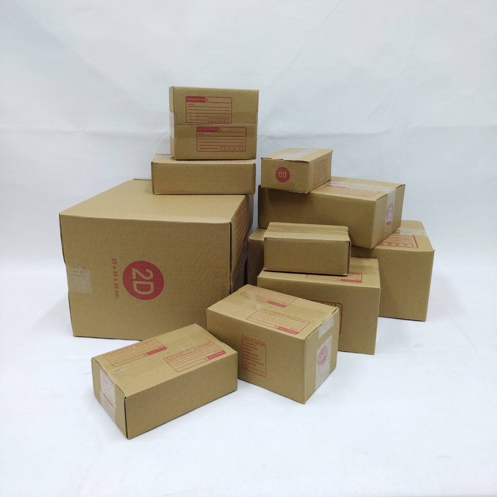 (10ใบ)กล่องไปรษณีย์ กล่องพัสดุ(เบอร์ 00) ไม่พิมพ์จ่าหน้า กระดาษ KA
