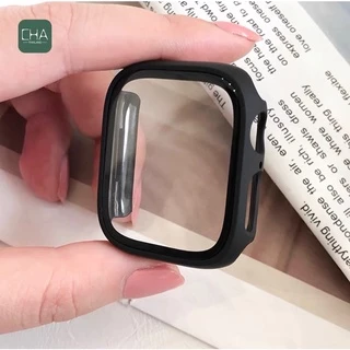 เคส watch + ฟิลม์กระจกในตัว case สําหรับ watch11 10 9 8 Se 7 6 5 4 Se เคสกระจก ขนาด41/40/44/45/46มมเคสสําหรับแอปเปิ้ลวอช