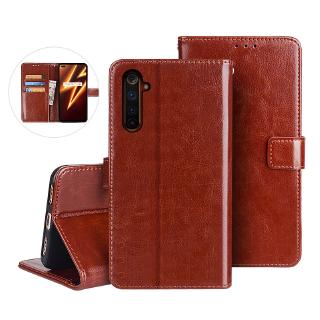 Realme 6 Pro / Realme 6 / Realme X50 Pro Retro Flip Wallet Leather Phone Case