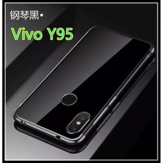 Case Vivo Y91 / Y91i / Y95 / Y93 เคสนิ่ม ขอบสีหลังใส เคสกันกระแทก สวยและบาง TPU CASE เคสซีลีโคน สินค้าใหม่ ส่งจากไทย