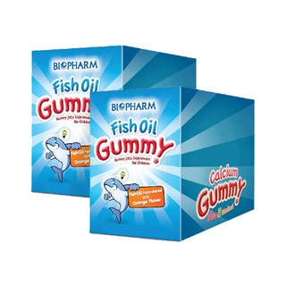 Biopharm Fish Oil Gummy 20g กล่อง 12 ซอง