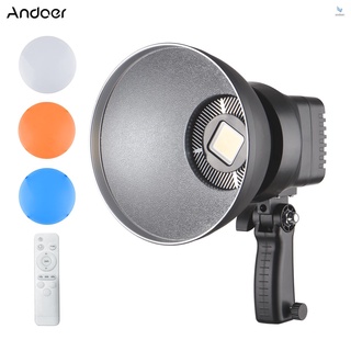 Andoer อุปกรณ์เมาท์ขาตั้งไฟ Led 150W 6500K 15000Lm Cri95+ 10%-100% หรี่แสงได้พร้อมแผงควบคุมระยะไกล 3