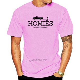 ขายดี เสื้อยืดลําลอง แขนสั้น พิมพ์ลายโลโก้ HOMIES CAR TEE TOP BLACK WHITE BLOGGER POPULAR CELEB OPkidk74LBhkdb34