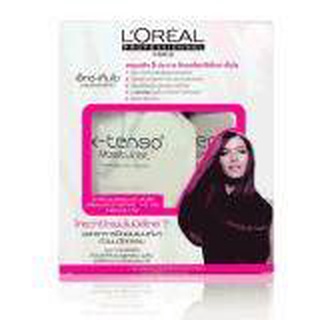 Loreal X-tenso Moisturist ครีมยืดผมสำหรับผมธรรมชาติ เส้นเล็ก ผมผ่านการทำเคมี 1-2 ครั้งกล่องใหญ่ 400 มล