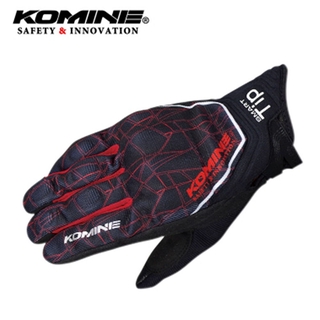 Komine GK-191 ถุงมือคาร์บอนไฟเบอร์ ระบายอากาศ กันตก สําหรับขี่รถจักรยานยนต์