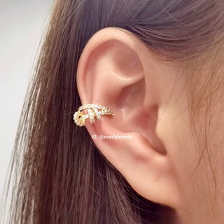 Earcuff #25 2layer ต่างหู คล้องหู เกี่ยวหู​ ต่างหูแฟชั่น พร้อมส่ง