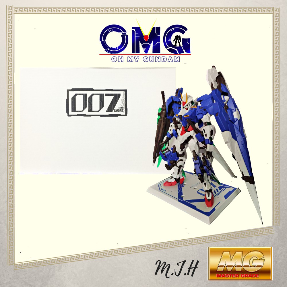 MJH MG 1/100 Seven Sword Gundam 7 Sword 7S 7sword Seven Swords 1 100 OMG 七กว่า 00 Seven Sword สีแดง 