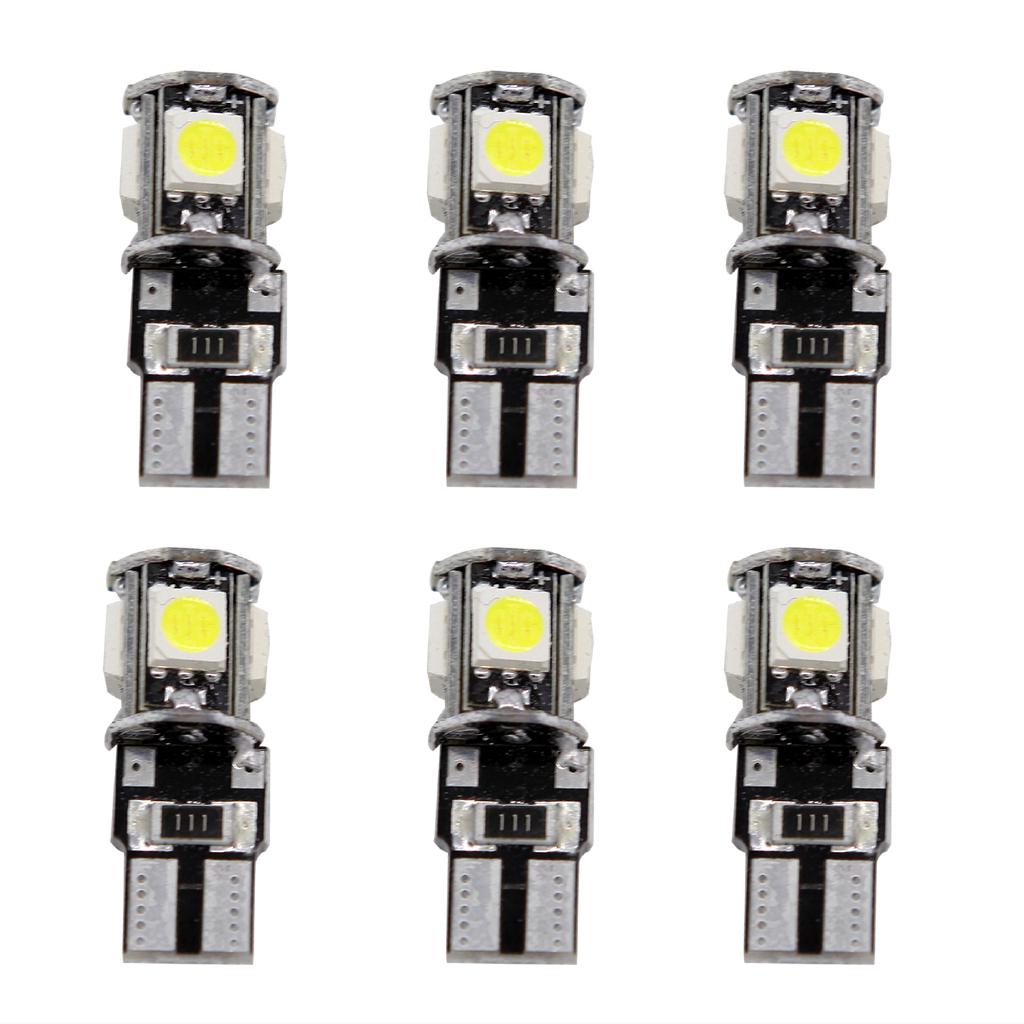 Os Ram หลอดไฟ T10W 5W 168 2Led 6000 K 12 V Dc สำหรับรถยนต์ 4 ชิ้น