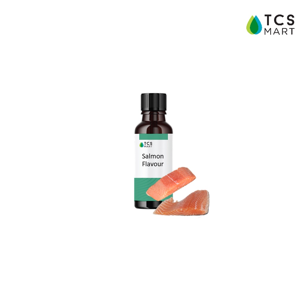 สารแต่งกลิ่นผสมอาหาร กลิ่นแซลมอน Salmon Flavour (Water Soluble) 25,100 mL.