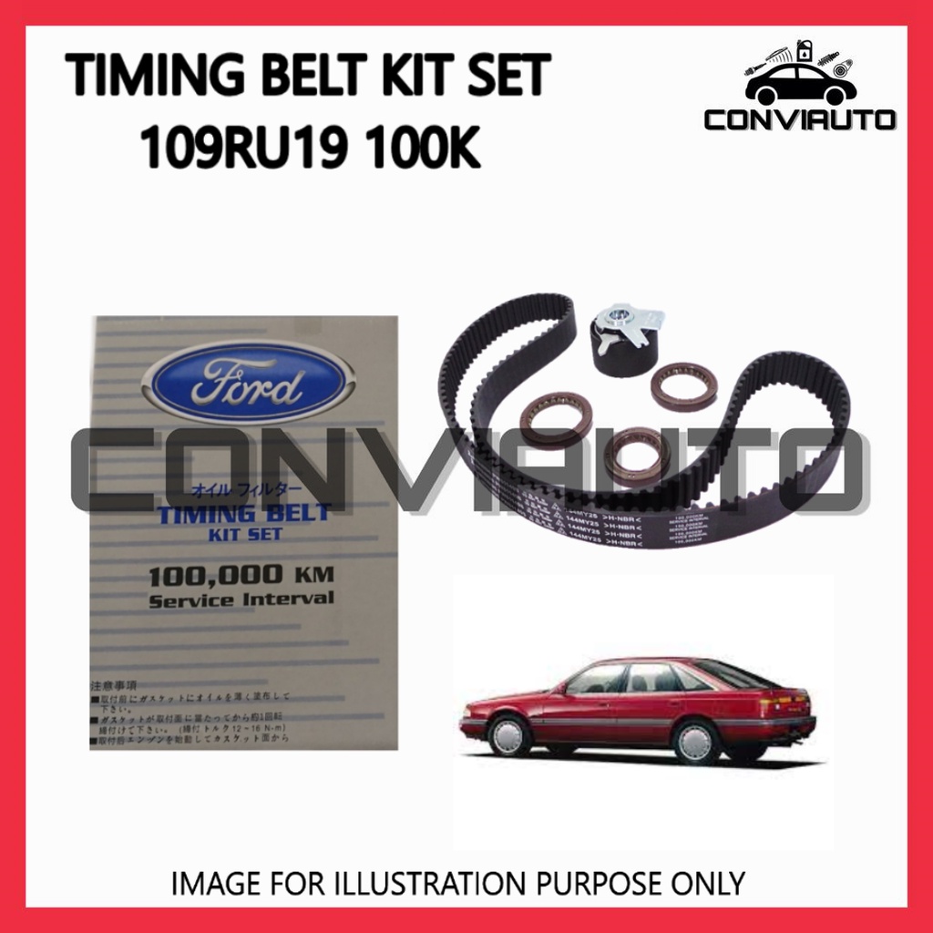 FORD TELAUTOSTAR TX5 2.0 ~ 109RU19 TIMING BELT SET 100,000KM (FEY8-12-205G-SET) CONVI