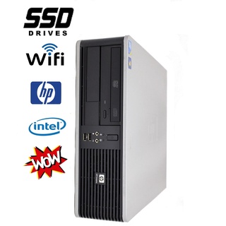 HP Compaq dc7900 Small Form Factor PC CPU intel E8400 3.0GHz -RAM 4GB -HDD SSD 120GB -Wi-Fi