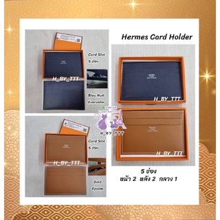 H ermes Cardholder  Slots กระเป๋าใส่การ์ด 5 ช่อง ❤เลือกสีได้❤ ของแท้