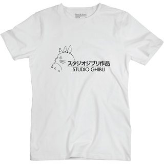 เสื้อยืดคอกลมลาย Ghibli Studio