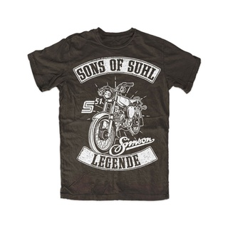 คอลูกเรือพร้อมส่ง เสื้อยืดแขนสั้น ผ้าฝ้าย 100% พิมพ์ลาย Sons Of Suhl S51 Brown Cult S50 Ddr Trabant Ostkult Simson Schwa